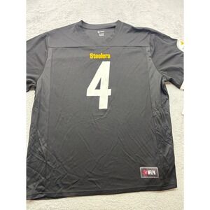 NFL Team Apparel Pittsburgh Steelers Metcalf 4 Jersey Mens 2XL Black Football